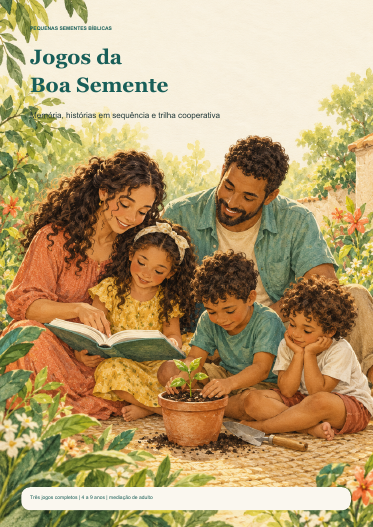 Capa do complemento Jogos da Boa Semente.